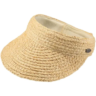 Casquette Visière Soleil Paille Naturelle- Barts Reference : 10229 | Chapellerie Traclet