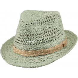 Bobizi Trilby Hat Paper Straw Aqua - Barts