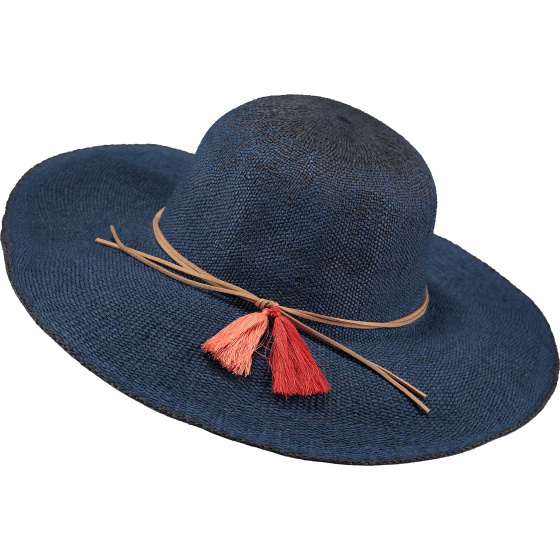 Capeline Alecan Paille Papier Marine- Barts Capeline Alecan Paille Papier Marine- Barts