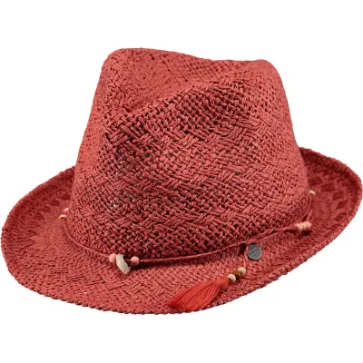 Amethyst Paper Straw Trilby Hat Terra- Barts Reference: 10236 | Traclet Hat Shop