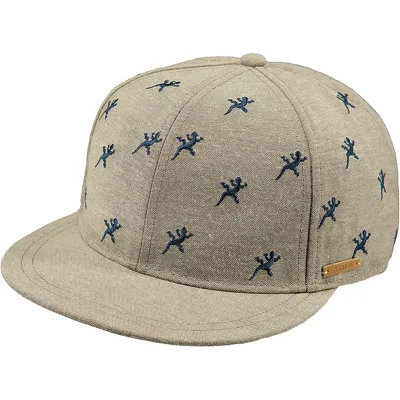 Casquette Snapback Onyx Lézard Coton Marron- Barts Reference : 10241 | Chapellerie Traclet