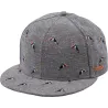 Kids Grey Cotton Pelican Pauk Snapback Cap - Barts Reference: 10246 | Traclet Hat Shop