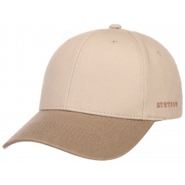 Casquette Baseball Coton Beige- Stetson