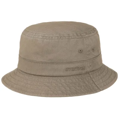 Bob Coton Twill Coton Gris UPF40+ - Stetson