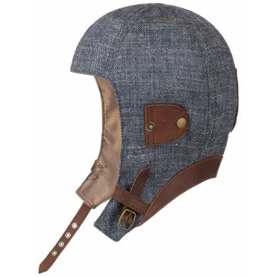 Casque d'Aviateur Vintage Lin & Soie- Stetson  Reference : 10276 | Chapellerie Traclet