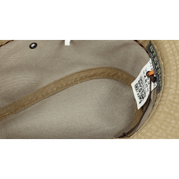 Chapeau Traveller Virginia Coton Biologique Beige Foncé - Stetson