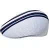 White Vented Stripe 504 Cap Reference: 10310 | Traclet Hat Shop