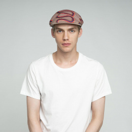 Casquette Plate Jessie Pixel Plaid 504- Kangol