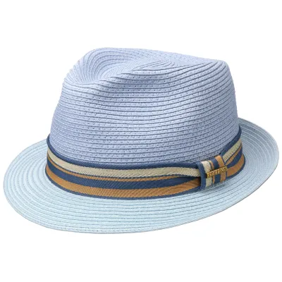 Sky Blue Toyo Trilby Scriba Hat - Stetson Reference: 6904 | Traclet Hat Shop