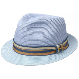 Sky Blue Toyo Trilby Scriba Hat - Stetson