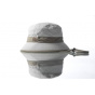 Amaury White & Beige Anti-UV Bucket Hat - Soway
