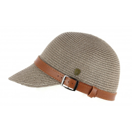 Soft Cuban Bayamo Cap in Mouse Grey Paper Straw - Traclet
