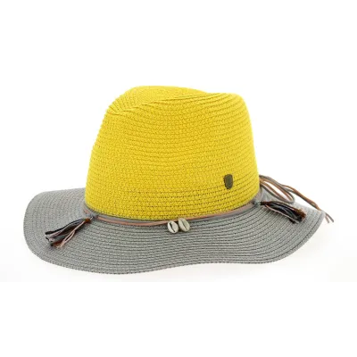 Chapeau Safari Manzanillo Paille Papier Mimosa- Traclet Reference : 10330 | Chapellerie Traclet
