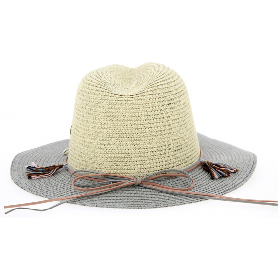 Chapeau Safari Manzanillo Paille Papier Ivoire- Traclet Chapeau Safari Manzanillo Paille Papier Ivoire- Traclet
