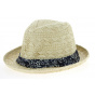 Natural Paper Straw Mariel Trilby Hat - Traclet