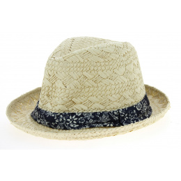 Trilby Hat Mariel Straw Natural Paper Trilby Hat - Traclet
