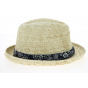 Natural Paper Straw Mariel Trilby Hat - Traclet