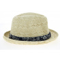 Trilby Mariel Straw Hat Natural Paper- Traclet