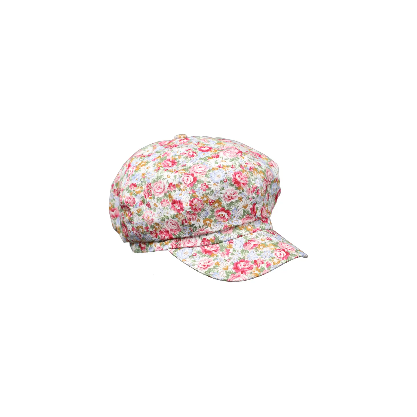 Casquette Gavroche Rétro Été Jorja Coton Rose- Traclet Reference : 10345 | Chapellerie Traclet