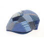 6-Panel Jean Patchwork Linen Cap - Traclet