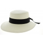 Giuditta Panama Cap with Black Ribbon - Traclet