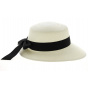 Casquette Giuditta Panama Ruban Noir - Traclet