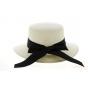 Casquette Giuditta Panama Ruban Noir - Traclet
