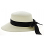 Casquette Giuditta Panama Ruban Noir - Traclet