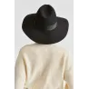Piper Black Wool Felt Wide Brim Hat - Brixton Reference: 2635 | Traclet Hatmakers
