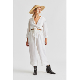 Joanna Tan Natural Straw Visor - Brixton