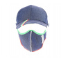 Baseball Cap + Cotton Denim Mask Kit Italy - Traclet