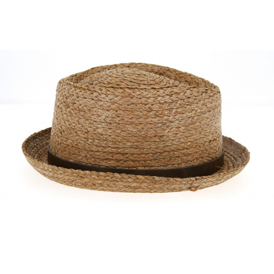 Indian Wells Straw Porkpie Hat - Traclet Indian Wells Straw Porkpie Hat - Traclet