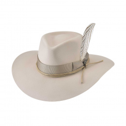 Chapeau Traveller Good Vibe Feutre Laine Grège- Bullhide