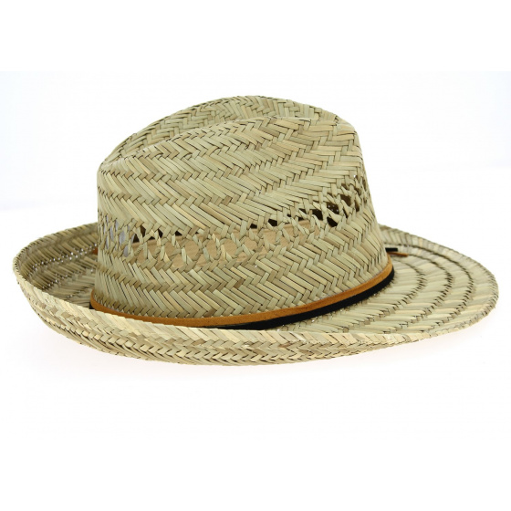 Cefalu Natural Straw Fedora Hat - Traclet Cefalu Natural Straw Fedora Hat - Traclet