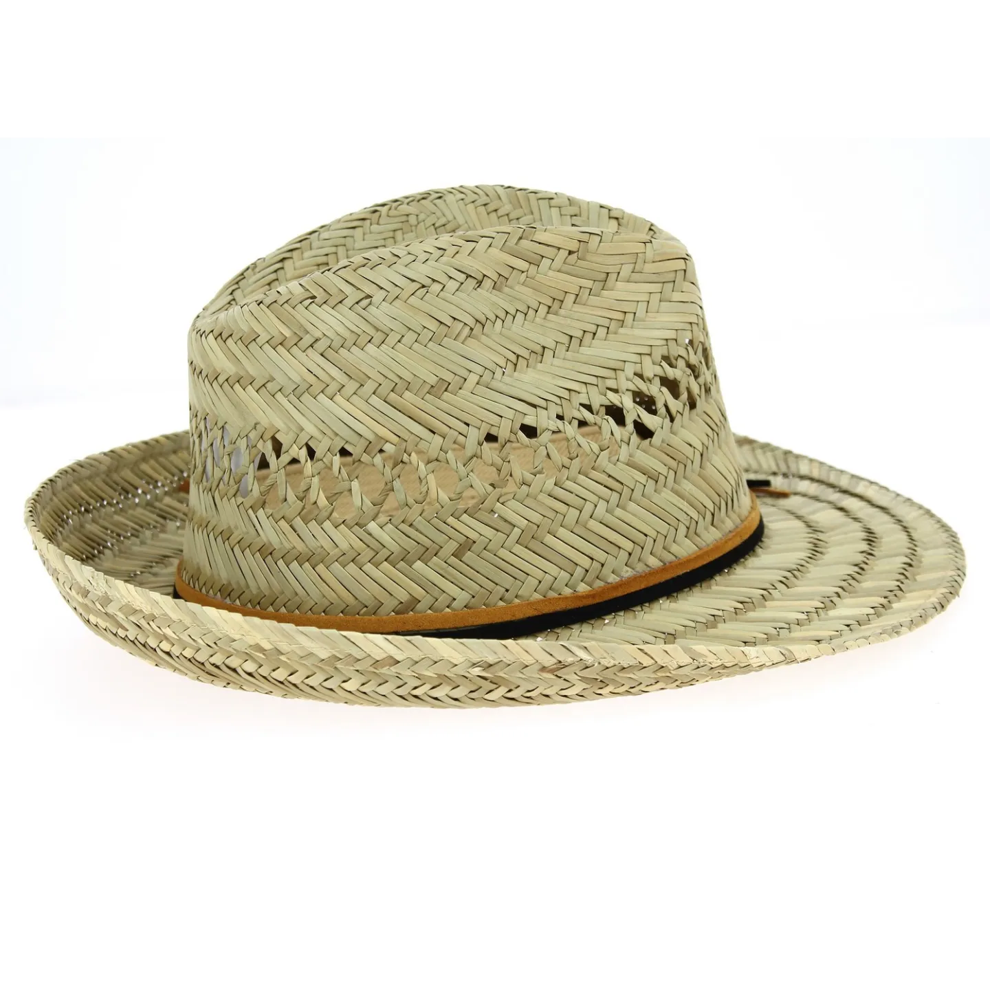 Chapeau Fedora Cefalu Paille Naturelle- Traclet Reference : 10426 | Chapellerie Traclet