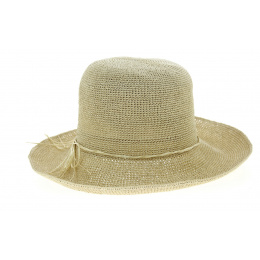 Capeline Horia Paille Papier Beige- Traclet