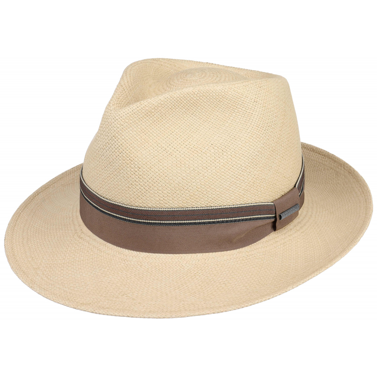Chapeau Fedora Upstore Noir - Large Bord 7cm - Taille Unique 56-59cm - Style Panama Jazz