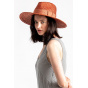 Joanna Wide Brim Straw Traveller Hat Autumn - Brixton