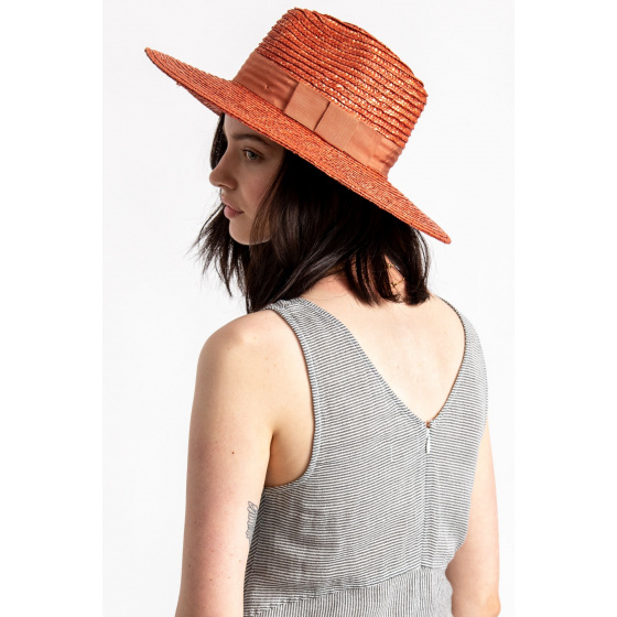 Joanna Wide Brim Straw Traveller Hat Autumn - Brixton Joanna Wide Brim Straw Traveller Hat Autumn - Brixton