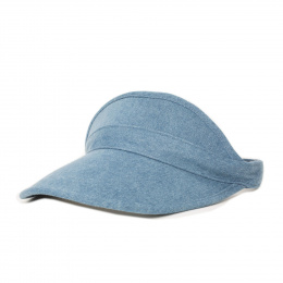 Light Blue Cotton Monroe Visor - Brixton