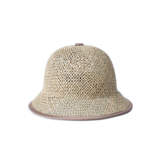 Essex Straw Bucket Hat Tan - Brixton