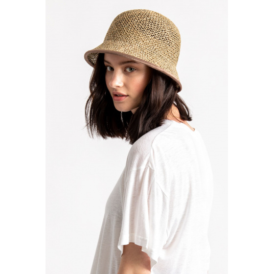 Essex Straw Bucket Hat Tan - Brixton Essex Straw Bucket Hat Tan - Brixton