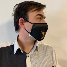 Masque Cinéma Fantaisie Élastique Noir- Traclet