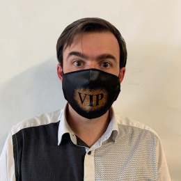 VIP Fantasy Black Elastic Mask - Traclet