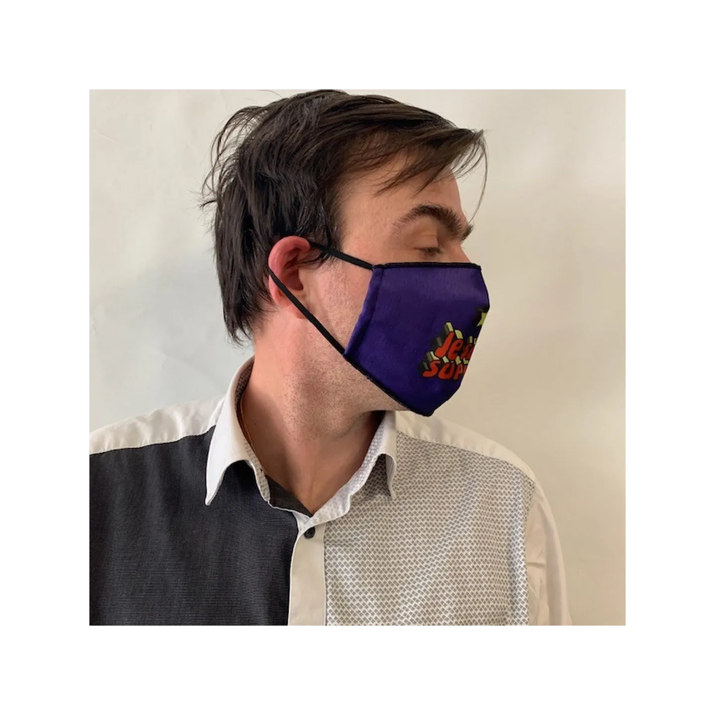 "I am super" Fantasy Mask with Black Elastic - Traclet Reference: 10374 | Traclet Hat Shop