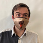 Western Fantasy Mask with Black Elastic - Traclet