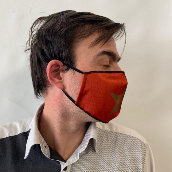 Masque Star Fantaisie Élastique Noir- Traclet