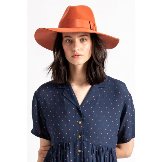 Piper Autumn Wool Felt Wide Brim Hat - Brixton