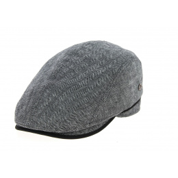 Casquette Bombée Xavier Lin Chevrons Gris & Noire- Göttmann