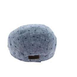 Dean Linen Palm Flat Cap Blue- Göttmann